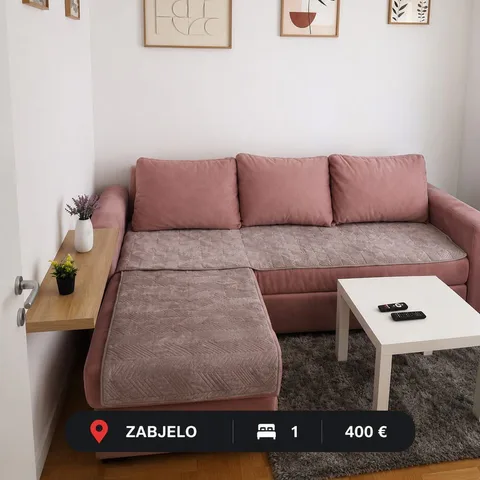 🏡 Izdaje se jednosoban stan *  📍 Zabjelo, Podgorica 📐 35 m² 💶 400 € - slika 2