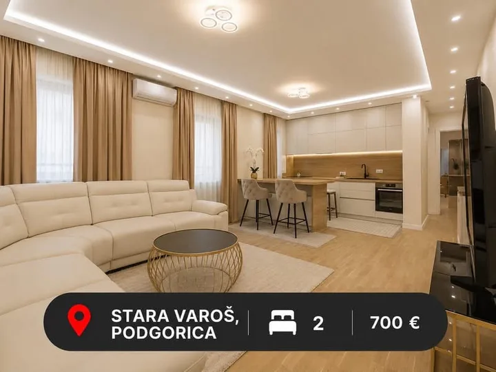 🏠 Izdaje se prostran i elegantno namješten stan u naselju Stara Varoš, Podgorica. ***