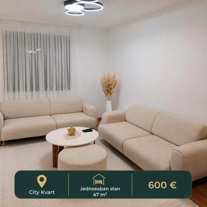 IZDAJE SE JEDNOSOBAN STAN – ACTON, CITY KVART*
