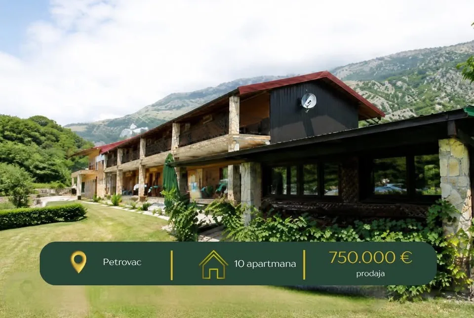 🇲🇪 🏨 MINI HOTEL SA RESTORANOM, BAZENIMA I VELIKIM PLACEM U PETROVCU – 2 KM OD MORA! []